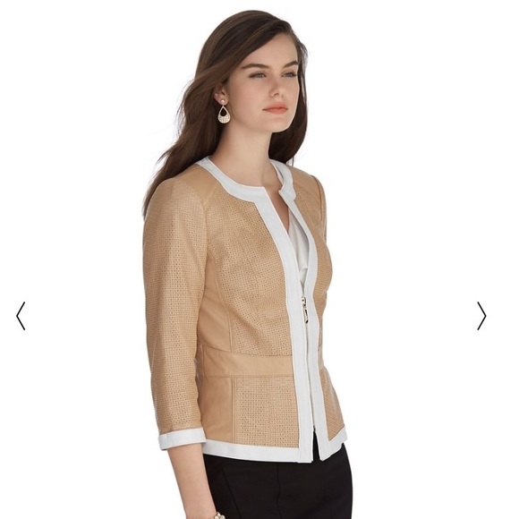 White House Black Market Jackets & Blazers - 🎀 WHBM leather jacket